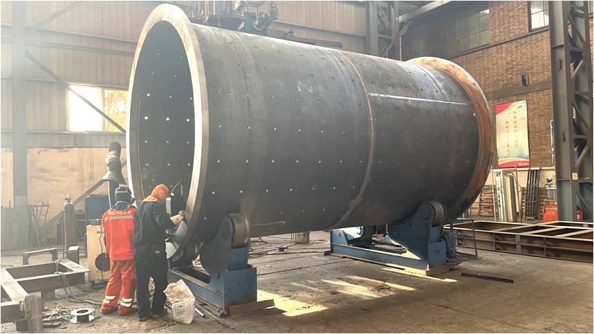 Key Project Production On-site of 2 Set Export Ball Mill